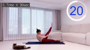 IVE-Wonyoung Pilates Workout! Slim Legs, Abs & Back Fat Burning ? Kpop Idol Workout