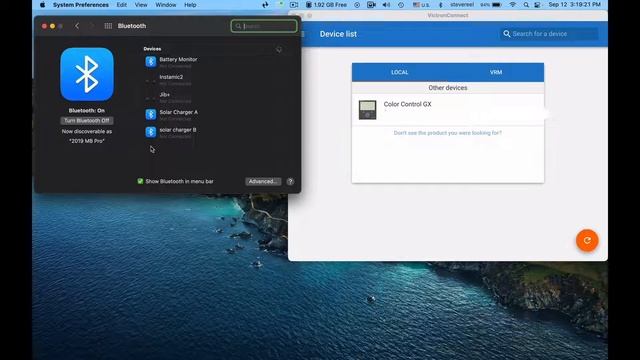 VictronConnect Bluetooth Problem On A Mac- 30 Second Fix!