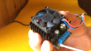 Понижающий модуль XL4016, тест, охлаждение