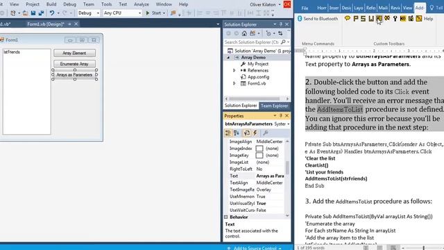 51. Passing Arrays as Parameters - Visual Basic 2017 смотреть онлайн