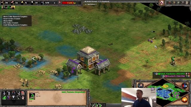 КРАСИВОЕ МАКРО | Винч с основы в рейтинге в Age of Empires 2 смотреть онлайн