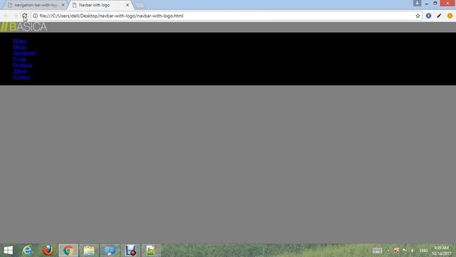 Navbar With Brand Logo