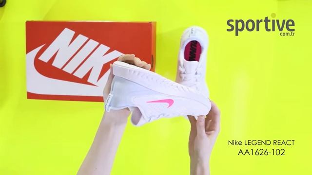 Nike LEGEND REACT Beyaz Kadın Koşu Ayakkabısı AA1626-102 смотреть онлайн