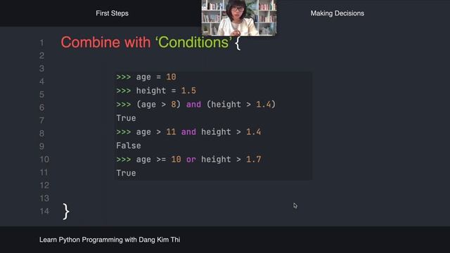 Python 03 Making Decision смотреть онлайн