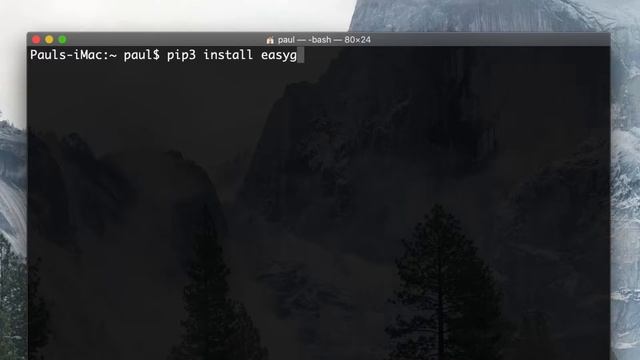 Installing easygui module for Python 3 on a mac смотреть онлайн