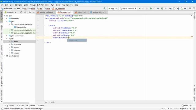 Android Expandable Fab Button in Kotlin смотреть онлайн