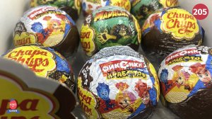 Фиксики и Мадагаскар в волшебных шоколадных шарах Чупа Чупс