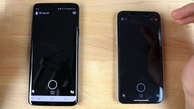 Samsung Galaxy S9 Plus vs iPhone X SPEED Test! смотреть онлайн