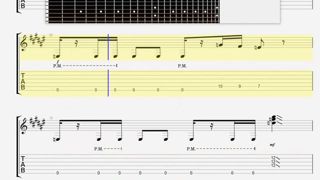 Black Sabbath Heaven and Hell GUITAR 2 TABLATURE смотреть онлайн