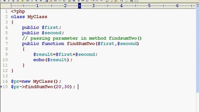 OOPS Concept in PHP Programming || Part2 || Passing Parameter in Method смотреть онлайн