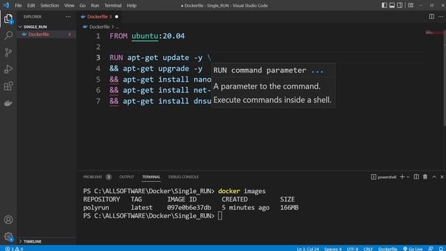 Compress RUN in Dockerfile to reduce image size смотреть онлайн