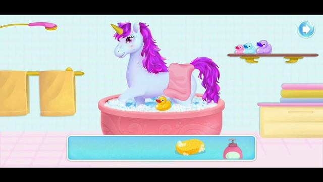 my baby unicorn game for girls / my little unicorn game - how to play unicorn game смотреть онлайн