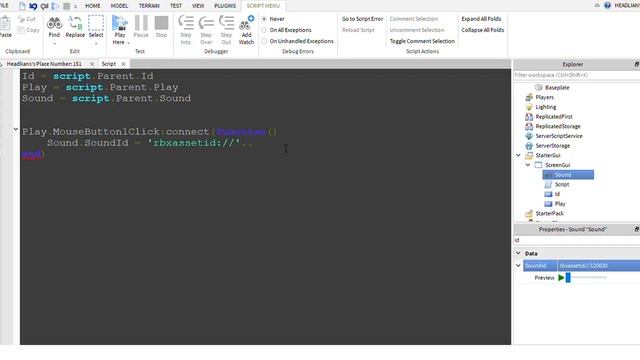 [Roblox] How to make a music player смотреть онлайн
