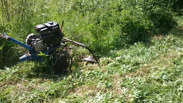 Мотоблок Нева с роторной косилкой Заря смотреть онлайн