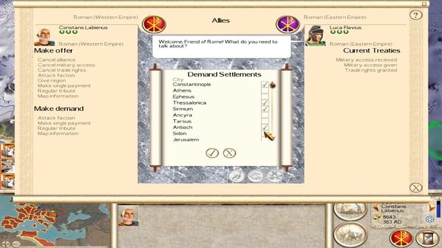 Rome: Total War Barbarian Invasion Speedrun of the Western Roman Empire on Very Hard (0:43 seconds) смотреть онлайн