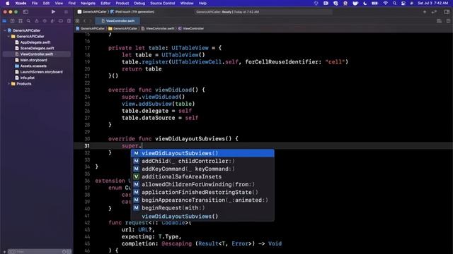 Swift: Generic & Reusable API Calls (2022, Xcode 12, Swift 5) - iOS Development смотреть онлайн