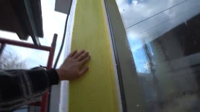 Утепление оконных откосов пенополистиролом, приклейка на клей пену смотреть онлайн