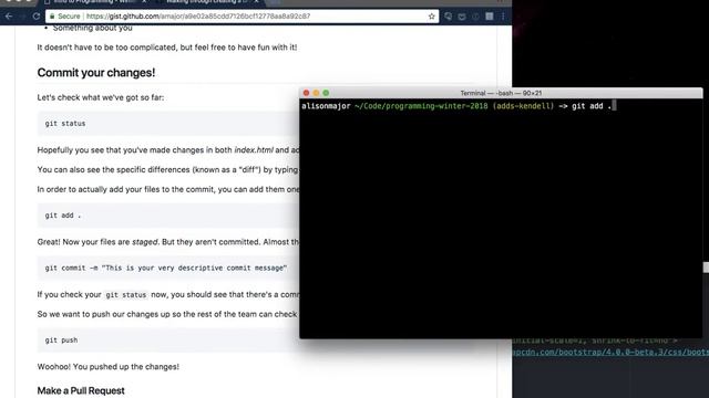 Branches, Commits, and Pull Requests смотреть онлайн