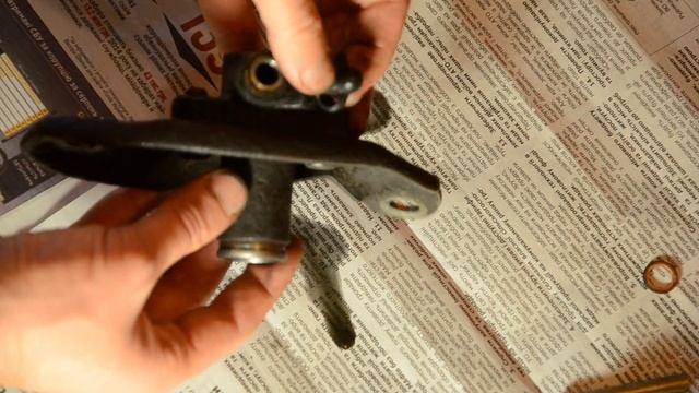 Daewoo Lanos разбираем рабочий цилинд привода сцепления. Поломка штока смотреть онлайн