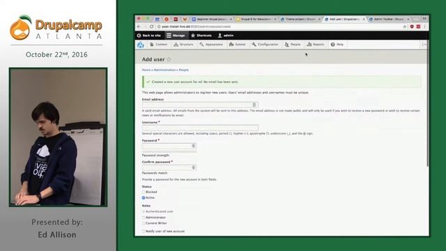 DrupalCamp Atlanta 2016: Drupal 8 for Newcomers (Ed Allison) смотреть онлайн