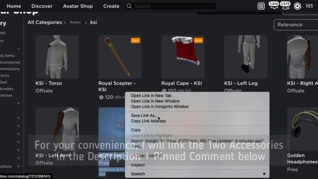 Roblox How To Get AOTP Hat - KSI + Golden Headphones - KSI [KSI Event] смотреть онлайн