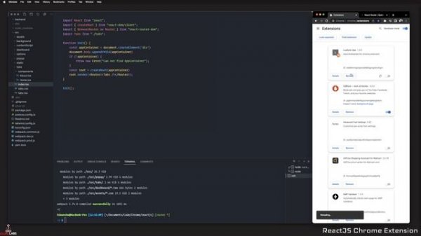 ReactJS Chrome Extension React Router DOM -  Part 10