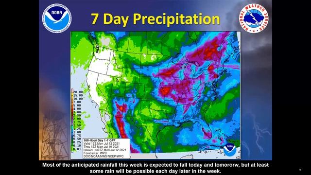NWS Jackson Weekly Weather Briefing: July 12, 2021 смотреть онлайн