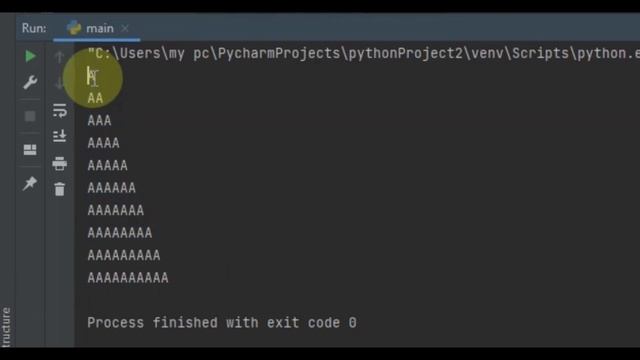 Pattern in two lines# Python#hourshacking #python #pattern #pycharm смотреть онлайн