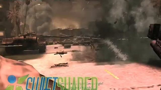 Call of Duty 4 gameplay Nvidia FX 5200 смотреть онлайн