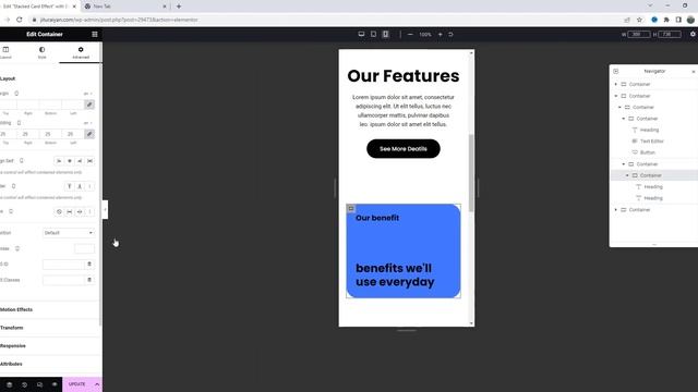 Make this Stacked Card Scrolling Effect/Animation in Elementor | WordPress Creative Text Box Design смотреть онлайн