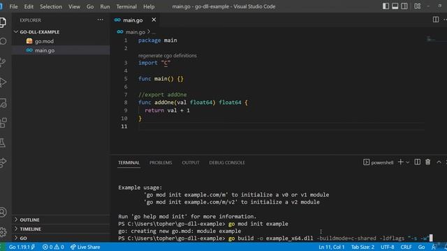 Creating a DLL extension for GameMaker using GO смотреть онлайн