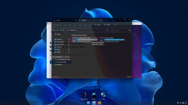 Windows X-Lite 'Atomic 11' - The World's Smallest Windows 11 ISO! 💥 1GB ISO 💥 1.7 GB INSTALLED!