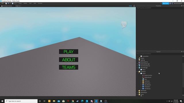 Roblox Scripting Main Menu - [PART 3] Game Intro + Team Change