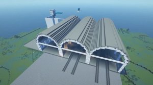 Строительство жд карты #1 || СПб Витебский вокзал || Minecraft Timelapse