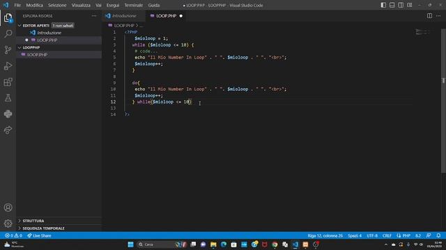PHP LOOP , FOR LOOP, WHILE LOOP, DO WHILE LOOP , FOREACH LOOP CONE ESEMPIO смотреть онлайн