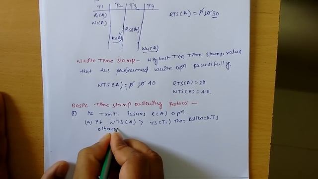 Basic Time Stamp Ordering Protocol смотреть онлайн