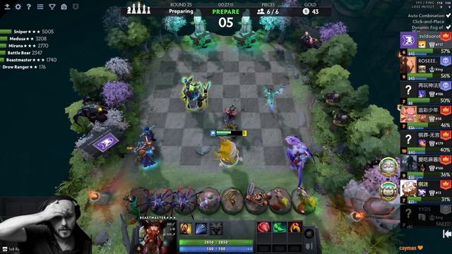 dota auto chess - strong 9 hunters combo for easy wins in auto chess - queen gameplay autochess смотреть онлайн