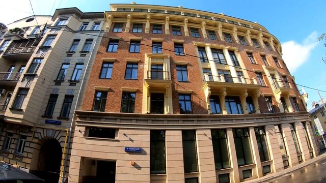 ⁴ᴷ⁵⁰ Walking Moscow: Moscow Center - from Kropotkinskaya Metro Station to New Arbat Ave смотреть онлайн
