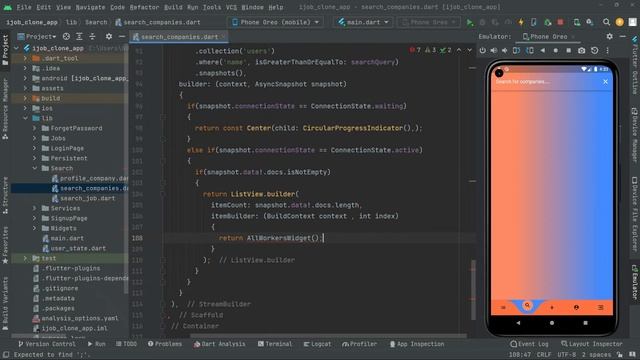 Firestore Fetch Data Flutter Tutorial for Beginners | Android Studio Fiverr & Linkedin Clone 2023 смотреть онлайн