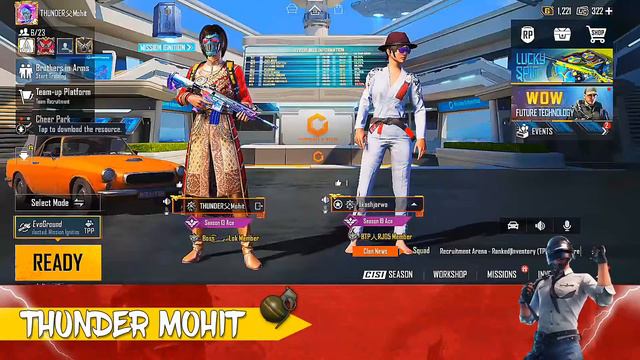 BGMI Gameplay | THUNDER MOHIT | #conqueror DAY 2 смотреть онлайн