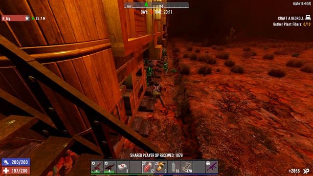 7 Days To Die - The Ultimate Steam Train Vs Horde Night Alpha 19 смотреть онлайн
