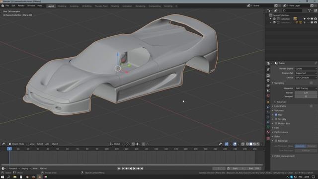 blender 2.80 рендер сетки меша смотреть онлайн