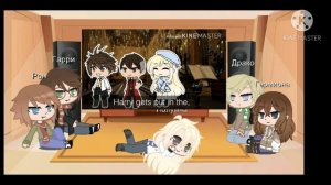 Harry Potter characters react to «Harry Potter in 99 seconds» •|• Реакция Гарри Поттера •••••••••••