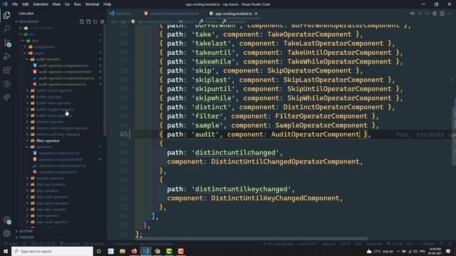 32. RxJS Audit Operator. Learn RxJS Filtering Category Audit Operator - RxJS смотреть онлайн