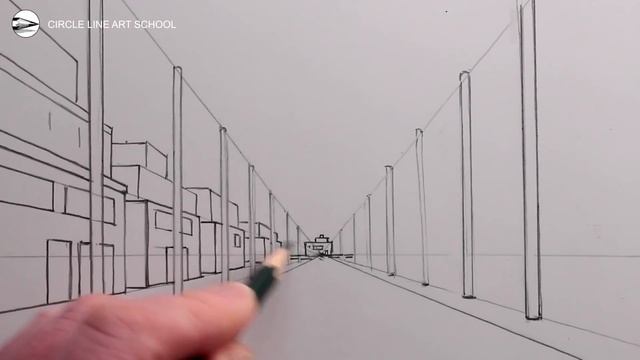 How to Draw a Road in One-Point Perspective and Street View of Mt. Fuji: Fast смотреть онлайн