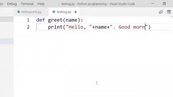 how to debug python code in visual studio code