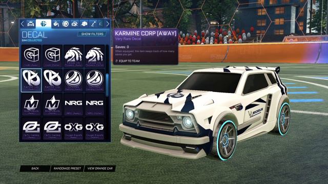 ALL *NEW* FENNEC RLCS ESPORTS DECALS IN ROCKET LEAGUE!