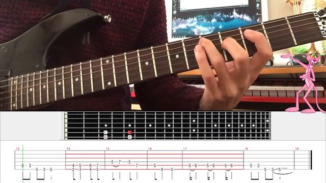 The Pink Panther Theme Guitar Lesson Tab