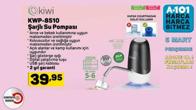 A101 5 MART 2020 PERŞEMBE | A101 BEYAZ EŞYA VE ELEKTRONİK ÜRÜNLER | A101 AKTÜEL KAMPANYA ÜRÜNLERİ смотреть онлайн