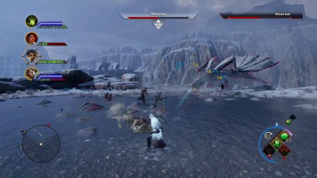 Dragon Age™: Inquisition Dragon battles Hivernal смотреть онлайн